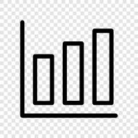 bars, data, charts, line graph icon svg