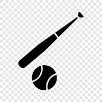 Baseball, Hitter, Krug, Fledermaus symbol