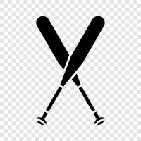 baseball, bat, hitters, hitters bats icon svg