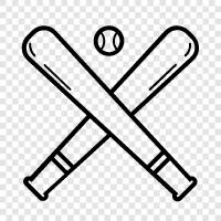 baseball, baseball bat, baseball equipment, baseball glove icon svg