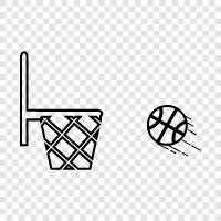 basketbol sahası, basketbol potası, basketbol oyuncusu, basketbol takımı ikon svg