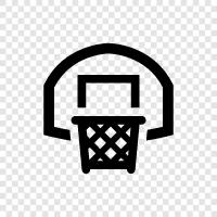 Basketball Goal, Basketball Hoop, Basketball Court, Basketball Netting icon svg