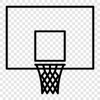 basketball, hoop, court, rebound icon svg