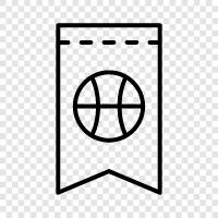 basketball, hoops, nets, court icon svg