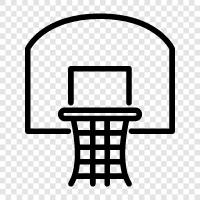 basketbol, hoop, ring, oyun ikon svg