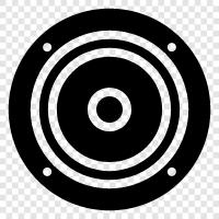 bass, home theater, sound, audio icon svg