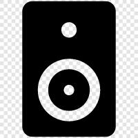 bass, amplifier, home theater, car audio icon svg