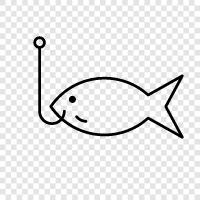 Bass, Catfishing, Trout, Salmon icon svg