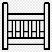 bassinet, crib, cradle icon svg