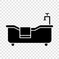 bath, bathtub, faucet, plumbing icon svg