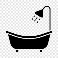 bath, bathtub, bathing, refreshing icon svg