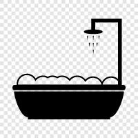 bath, shower, wet, clean icon svg