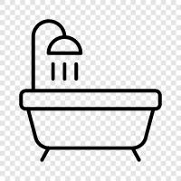 bathing, cleansing, bathing suit, bubble bath icon svg