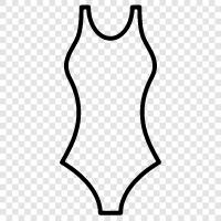 bathing suit, bikinis, one piece, swimwear icon svg