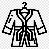 bathrobe, robes, clothing, pajamas icon svg