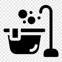 bathroom, bathroom sink, faucet, tub icon svg