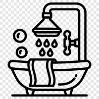 bathroom, tile, porcelain, faucet icon svg