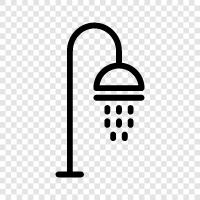 bathroom, shower head, rainfall, handheld shower icon svg