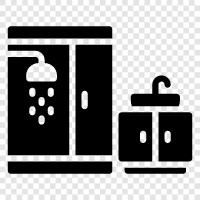 bathroom, en suite, fixtures, remodeling icon svg