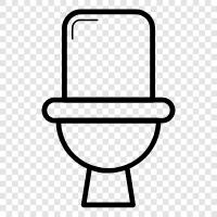 bathroom, lavatories, flush, toilet paper icon svg