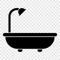 bathroom, wet, wetter, tub icon svg