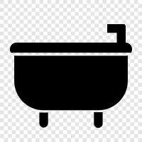 bathroom, sink, faucet, tile icon svg