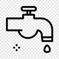 bathroom faucet, kitchen faucet, faucet repair, Water Faucet icon svg