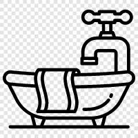 bathroom, sink, porcelain, tiles icon svg