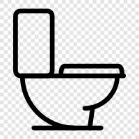 bathroom, toilet, porcelain, clean icon svg