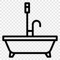 bathroom, sink, porcelain, tile icon svg