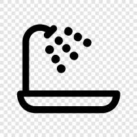 bathroom, tile, porcelain, rainfall icon svg