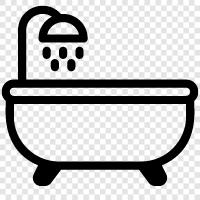 bathroom, tub, spas, whirlpools icon svg