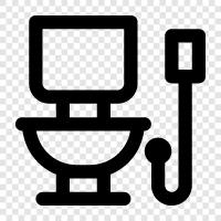 bathroom, toilet, sink, faucet icon svg