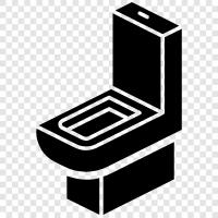 badezimmer, spülung, töpfchen, latrine symbol