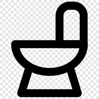 bathroom, bathroom supplies, toilet, commode chair icon svg