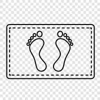 bathroom mat, mat, bath mat, rubber bath mat icon svg