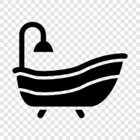 baths, soaking, spa, whirlpool icon svg