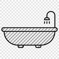 bathtub, bubble bath, body wash, soap icon svg