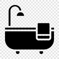 bathtubs, baths, bathroom, tile icon svg