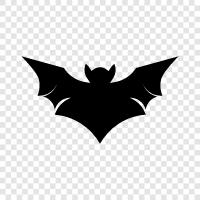 Batman, uçan, vampir, süper kahraman ikon svg