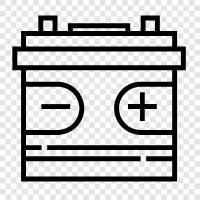 batteries, power, charging, power supply icon svg