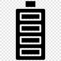 batteries, rechargeable, rechargeable batteries, lithium ion icon svg