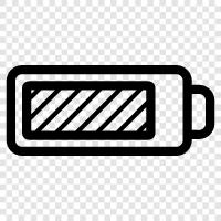 Batterien, Duracell, Energizer, Liion symbol