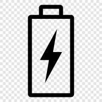 batteries, power, energy, recharge icon svg