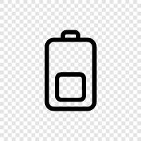 battery, rechargeable, solar, offgrid icon svg