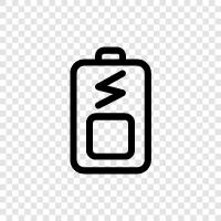 battery, battery charger, battery replacement icon svg