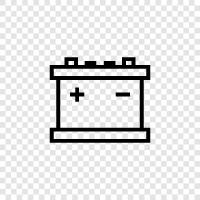 Batterieladegerät, LithiumIonenBatterie, wiederaufladbare Batterie, Solarbatterie symbol