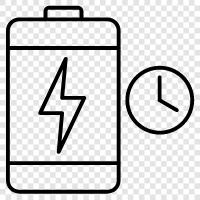 battery, rechargeable, battery charger icon svg