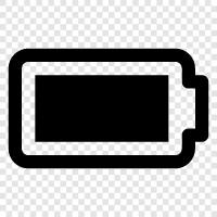 Batterie entleert, Batterie niedrig, Batteriewarnung, Batterie volle Benachrichtigung symbol