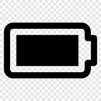 battery drained, battery low, battery warning, battery full notification icon svg